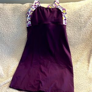 Title Nine Cross Cross Back Dress - Medium (Purple)